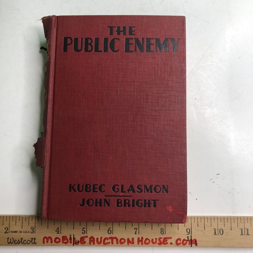 Kubec Glasmon & John Bright THE PUBLIC ENEMY 1931 1ST Ed Illustrated Photoplay - Picture 8 of 8