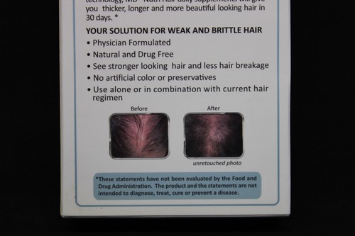 MD Nutri Hair Growth Supplement By Susan F. Lin M.D. Advanced Hair Supplement - Picture 9 of 16