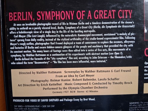 laserdisc đź“€ THE GOLDEN AGE OF GERMAN CINEMA (USA) 3 disques " EN COFFRET " - Photo 8/9