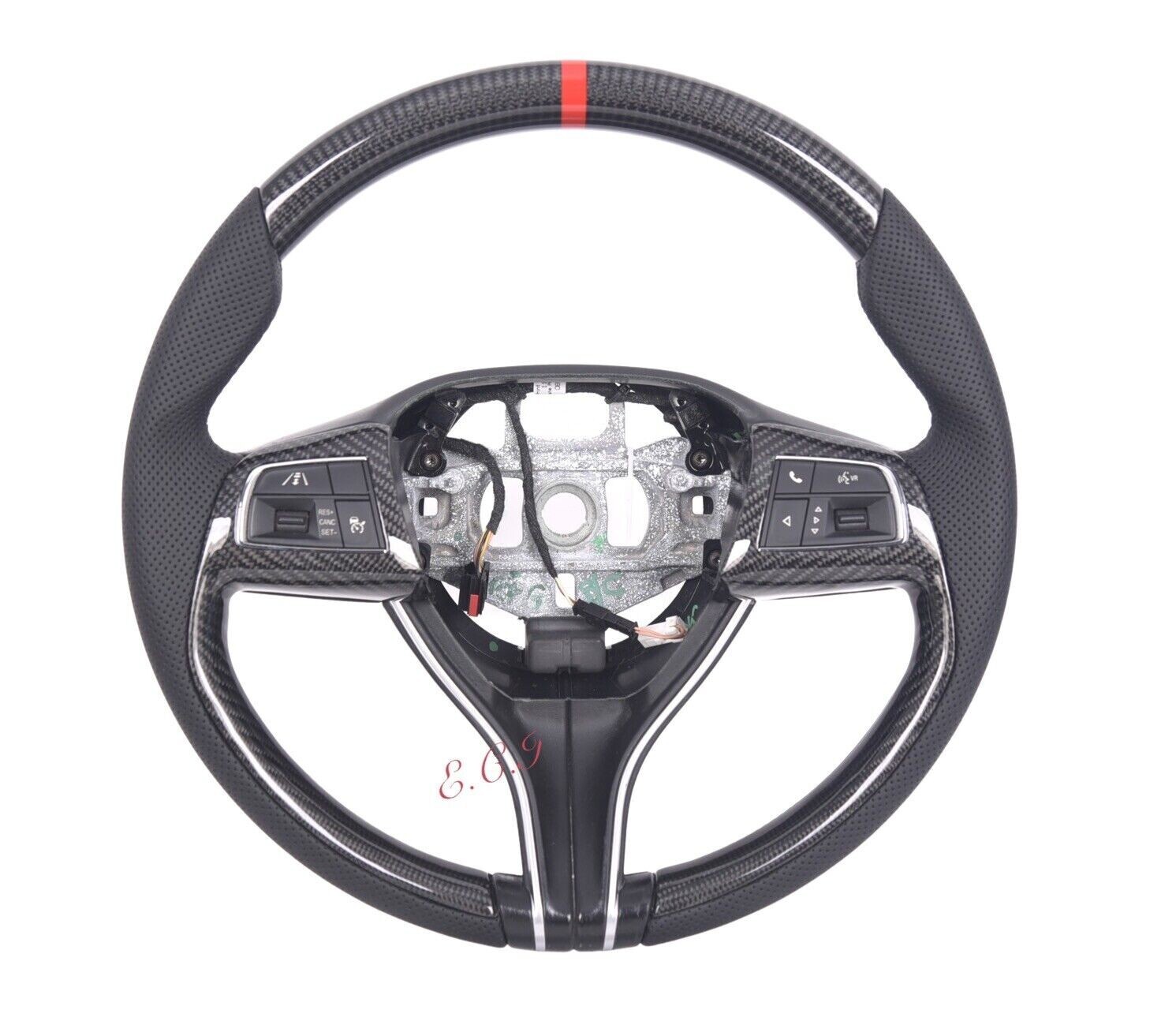 OEM NEW MASERATI GHIBLI QUATTROPORTE LEVANTE CARBON FIBER STEERING WHEEL