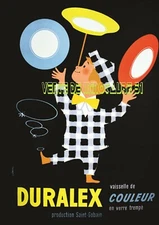 Duralex - Saint Gobain circa 1950 La Chapelle St Mesmin 45 - A3 laminated