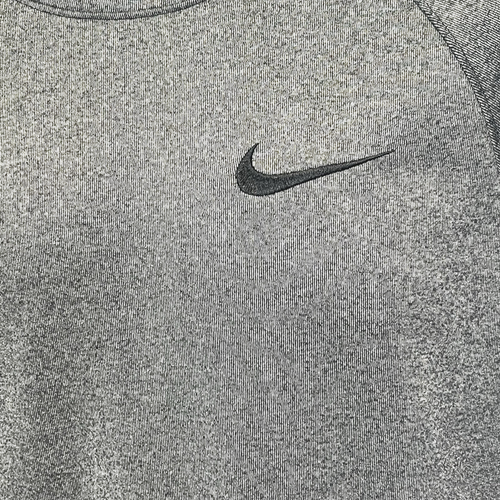 Nike Heathered Gray Spotlight Dri-Fit Short Sleeve Pullover Hoodie Mens Small - Picture 7 of 13