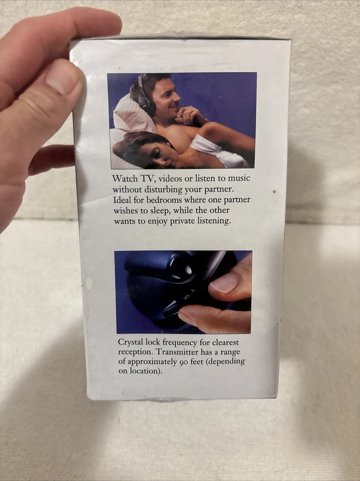 VTG Sharper Image Wireless Headphones for Private Listening NEW SEALED FREE SHIP - Image 4 of 4