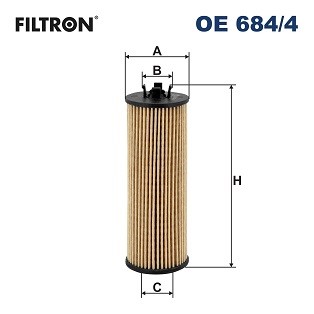 Filtron OE 684/4 Oil Filter for Chevrolet, Opel, Vauxhall