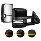 Painted Black Towing Mirrors For 2003-2006 Silverado GMC Sierra 1500 2500HD 3500