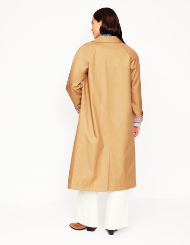 BODEN Women’s Windsor Heritage Mac Trench Coat - Hazelnut Brown Size XL 20/22 - 第 4/6 張圖片