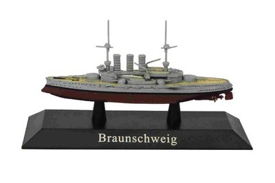 De Agostini 1/1250 Koenig-class Battleship SMS Braunschweig Kaiserliche Marine
