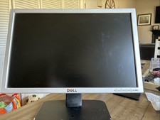 Dell Flat Screen Monitor LCD Display Silver