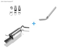 Fox Racinganlage ab Kat Seat Ibiza 3 Typ 6L (Mod. ohne ER-Ausschnitt) 135x80
