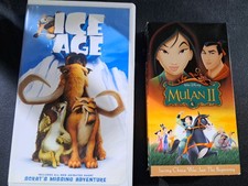 Ice Age And Mulan 2 Vhs Used