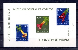 BOLIVIA--Souvenir Sheet Scott #C239