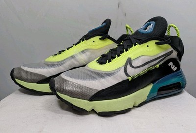 Nike Air Max 2090 BV9977-101 Men's US 9 Volt Blue Running Shoes Sneakers EUC