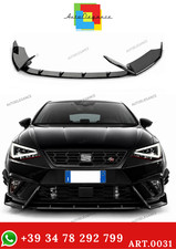 💫 Splitter Vorne Schwarz Glänzend Für Seat Ibiza V 2017 + Fr 💫