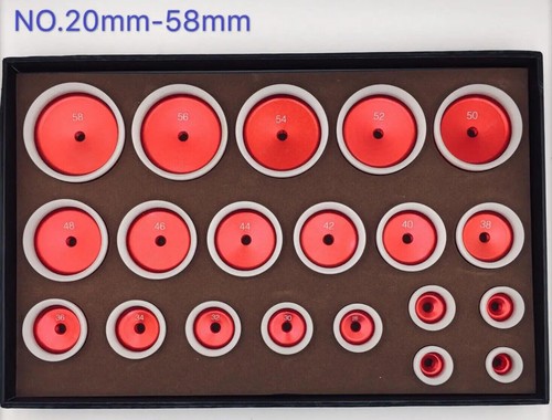 Hot New Watch Crystal Press Nylon Matrize Set 20 Brandneu 12mm Loch - Bild 1 von 14