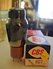 Vacuum Tube CBS 807 - SMOKED GLASS - TESTED - FREE USA SHIPPING