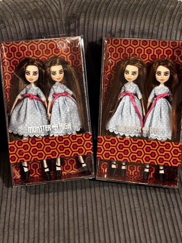 Grady Twins The Shining Not Original Art Monster High Custom Ooak Doll Repaint - Bild 2 von 10