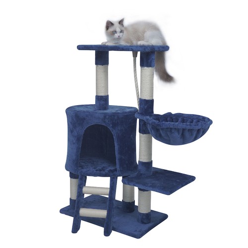 Cat Tree Scratching Post House Condo Furniture Scratcher Tower Toys 96CM - Picture 11 of 12
