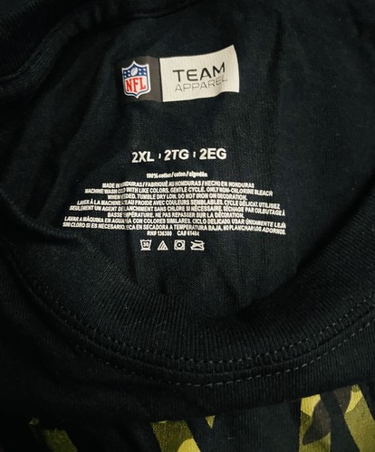 NFL “Team Apparel” NWOT Houston Texans Blk Long Sleeve Camo Graphic T-Shirt - Picture 5 of 6