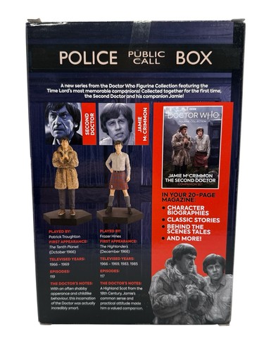 Eaglemoss Doctor Who Figurensammlung Jamie McCrimmon & Second Doctor Set - Bild 4 von 4