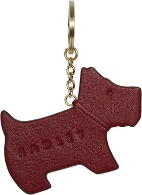 Radley London Damen Frauen Mädchen Leder Schlüsselanhänger Taschenanhänger Mein Hund in... 