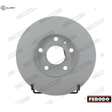 2x BRAKE DISC DDF2508C FOR OPEL ZAFIRA/FAMILY/Box/Body/MPV A 17 DTR 1.7L 4cyl
