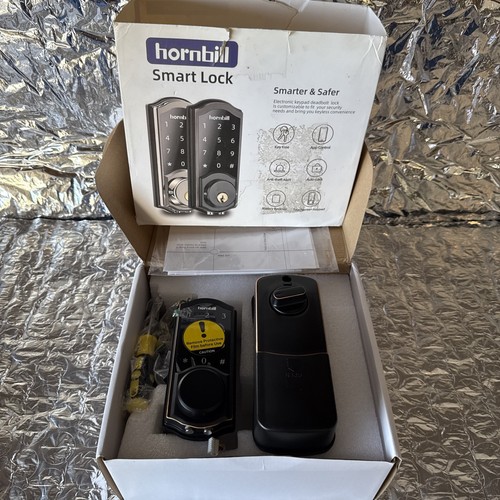 Hornbill Smart Door Lock Keyless Entry Wi-Fi Fingerprint Biometric Deadbolt