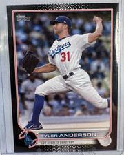 2022 Topps Update Series - Tyler Anderson #US190 Black /71