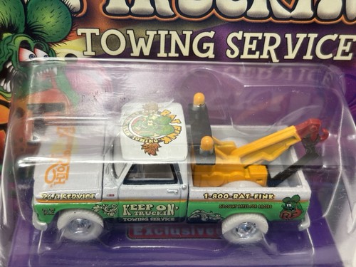Johnny Lightning CHASE 1966 Chevy Wrecker “Rat Fink” WHITE LIGHTNING Ed Roth ‘22 - Picture 5 of 16