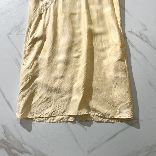 Yohji Yamamoto Long Dress Check Yellow Size 3 From Japan - Picture 4 of 24