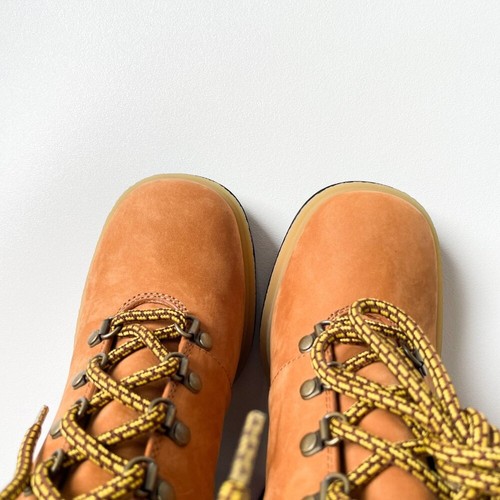 Moncler Claudia Suede Faux Fur Ankle Boots Camel Size EU 35.5 5.5 NEW IN BOX - Picture 8 of 13