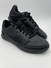 NEW Nike Tiempo DA13332-001 Shadow Pack Indoor Soccer Black Shoes Sz 4.5Y Youth