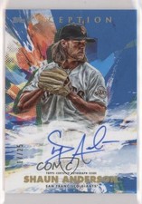 2020 Topps Inception Rookies & Emerging Stars Blue 17/25 Shaun Anderson Auto 0b0