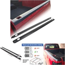 Truck Bed Rail Caps Holes Stake 1999-2006 Chevrolet Silverado Gmc Sierra Black