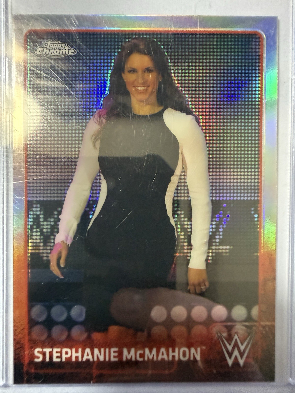 2015 Topps Chrome WWE - Stephanie McMahon #67 Refractor