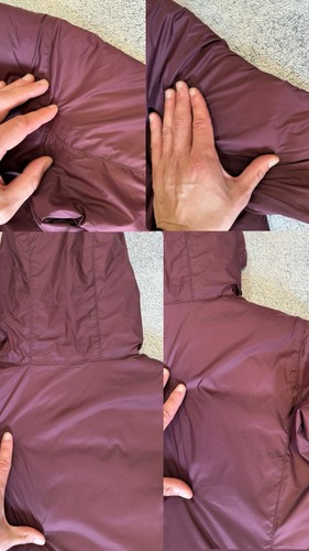 Canada Goose Dore Hoody Down Jacket Womens Medium Wellington Grape Burgundy - Picture 19 of 24