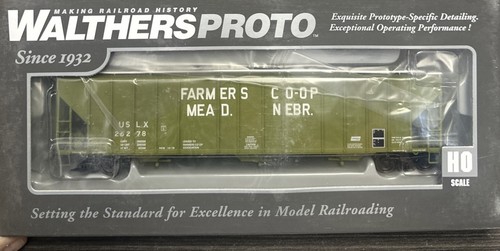 Walthers PROTO HO #920-106135 58’ Evans 4780 3 bahías Cov Tolva Agricultores Cooperativa Nuevo en caja | Condition: New