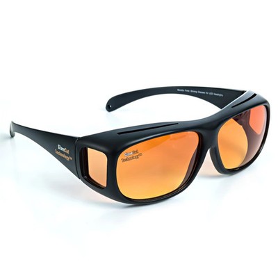 Headlight Glasses with Polarized LED GlareCut Technology (Fits Over Prescript...