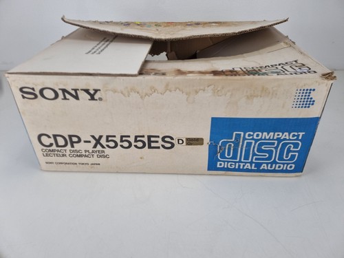 Sony CDP-X555ES CD player - Remote- Original box - manual - Champagne - Picture 20 of 20