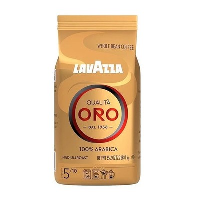 Lavazza QualitÃ Oro Whole Bean Blend, Medium Roast, 2.2 Pound (Pack of 1)