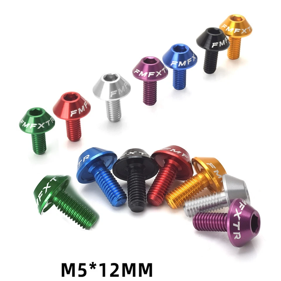 2 pièces bouteilles de vélo boulons de cage alliage d'aluminium accessoires cy - Photo 2/4