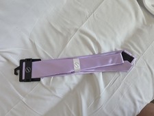 Lavender Satin Solid Men's Tie Formal Neckwear