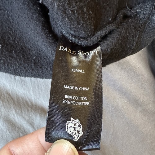 Darc Sport SHE Cropped Top Hoodie Size XS Black - Picture 5 of 7