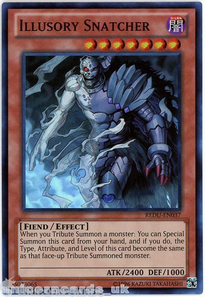 REDU-EN037 Illusory Snatcher Super Rare UNL Edition Mint YuGiOh Card