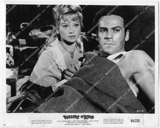 o2858 1964 orig photo Gordon Mitchell and some babe film Invasion 1700 aka Dagge