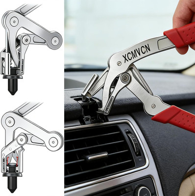 Car Clip Pliers, Spring-Loaded Panel Clip Removal Pliers Tool, Professional A...