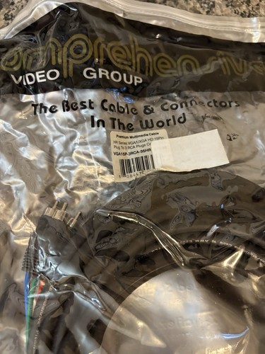 Groupe vidéo complet VGA/UXGA HD 15 broches à 3 prises RCA 35 pieds NEUF - Photo 5/10
