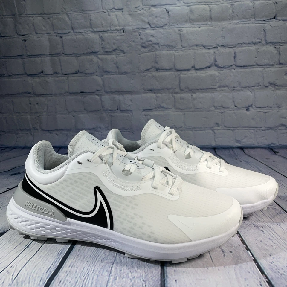Nike Infinity Pro 2 Golf Shoes Wide White Pure Platinum DM8449-101 Mens Sz 9.5 W - Image 3 of 4