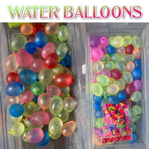 1000 Water Balloons Outdoor Summer Party Fun Water Bombs Garden Party Baloons UK