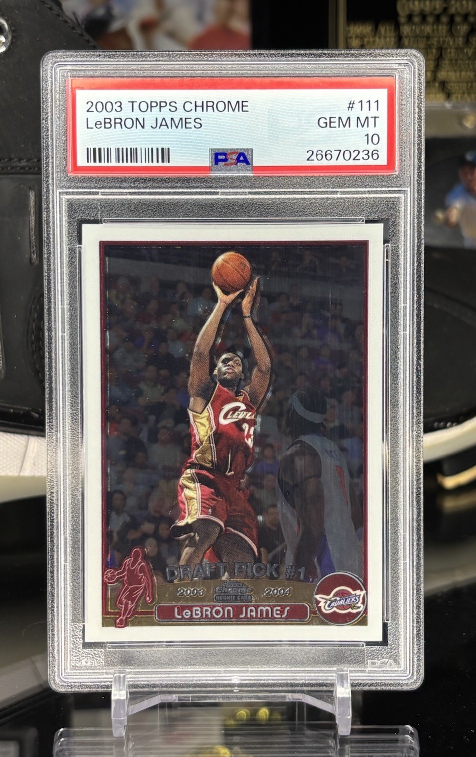 2003 Topps Chrome LeBron James #111 PSA 10 RC