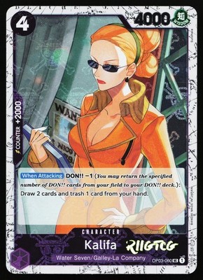 Kalifa (Jolly Roger Foil) OP03-060 NM One Piece